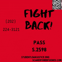 Resist Fight Back GIF by Student Loan Justice