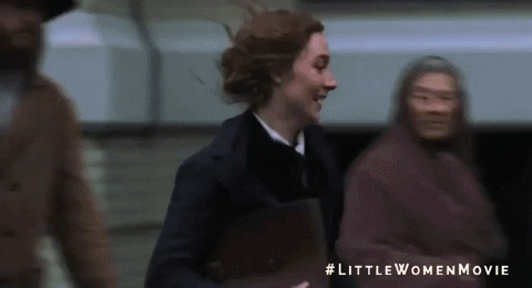Saoirse Ronan Running GIF by LittleWomen