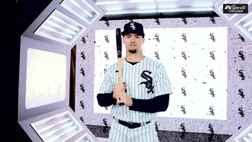 Black And White Sox GIF by NBC Sports Chicago