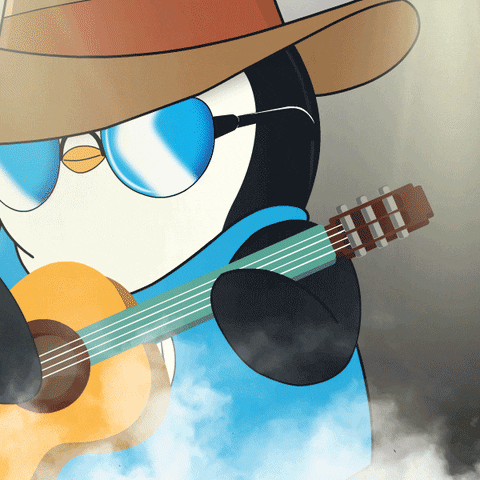 Sing Country Music GIF by Pudgy Penguins