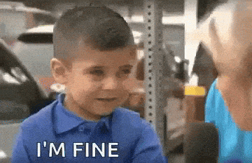 Giphy - Im Fine GIF by MOODMAN