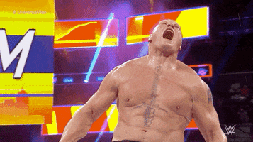 Brock Lesnar Reaction GIF by WWE
