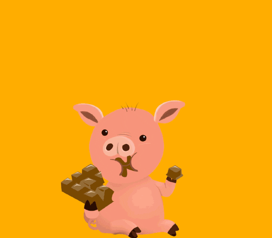 Pig Eating Chocolate GIFs - Get the best GIF on GIPHY