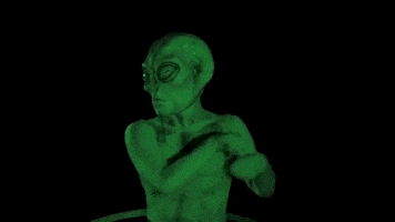 Dancing Alien X Files GIF by Polyvinyl Records