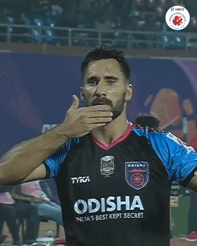 Indian Football Kiss GIF by Indian Super League