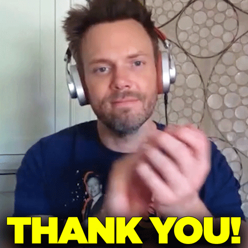 Joel Mchale Thank You GIF by Team Coco