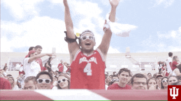 Football Fans GIF by Indiana Hoosiers