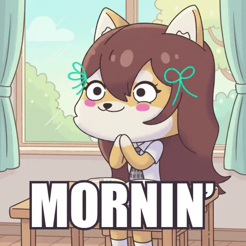 Good Morning Smile GIF by WUFFI