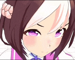 Staring Special Week GIF