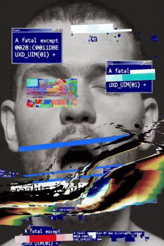 Glitch In The Matrix Im Freaking Out GIF by The LSD Hotel