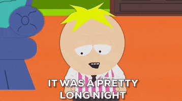 Tired Butters Stotch GIF by South Park