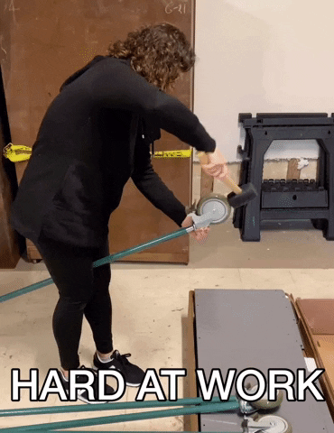 Working Hard Under Construction GIF by Obviouslee
