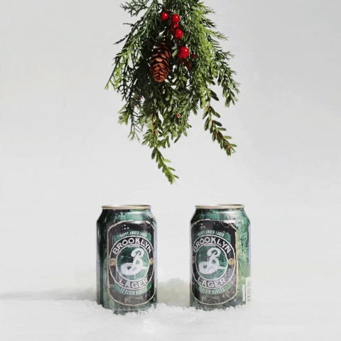 Christmas Kiss GIF by Brooklyn Brewery