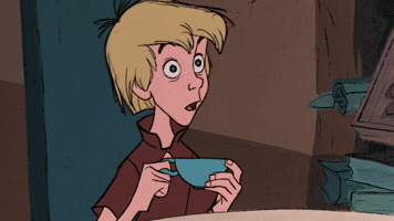 Shocked The Sword In The Stone GIF by Disney