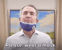 Ralph Northam Face Mask GIF by GIPHY News