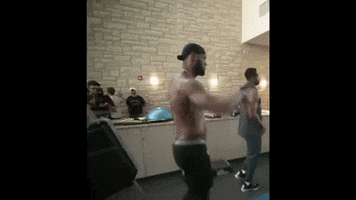 Lebron James Working Out Dancing GIF