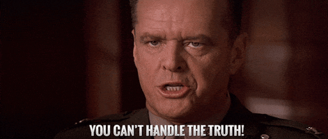 Jack Nicholson You Cant Handle The Truth GIF