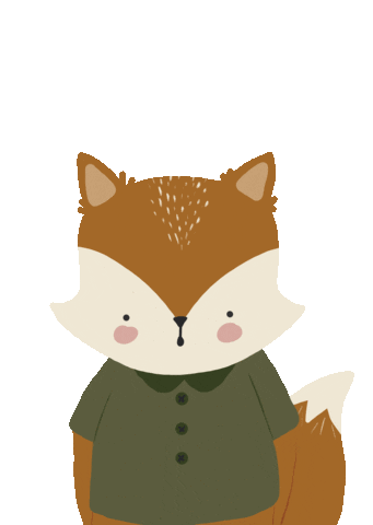 Foxy Fox Illustration Sticker by Pratya A.
