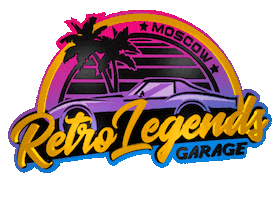 Retro Legends Garage Sticker