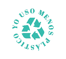 Yo Uso Menos Plastico Sticker by omgblog