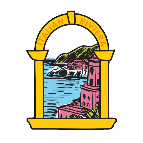 Italian Riviera Italy Sticker by Granriviera