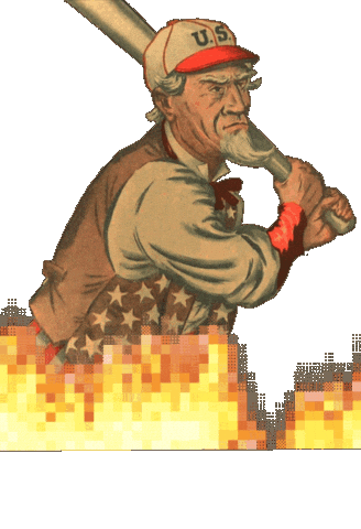 Uncle Sam Sticker by Billy Jensen