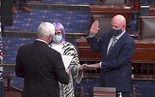Swearing In Mark Kelly GIF by Election 2020