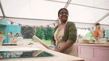 Hit Smash GIF by The Great British Bake Off