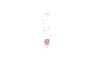 Sauna Hourglass Sticker by aggregat-studio