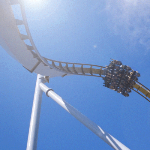 Roller Coaster Loop GIF by Liseberg