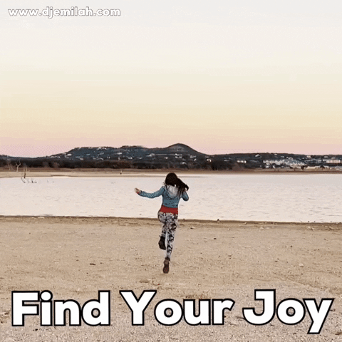 Joy Be Happy GIF by Djemilah Birnie