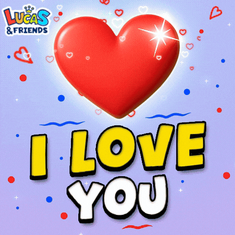 I Love You Very Much GIF by Lucas and Friends by RV AppStudios
