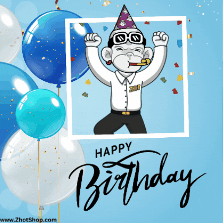 Happy Birthday Brother GIF by Zhot Shop