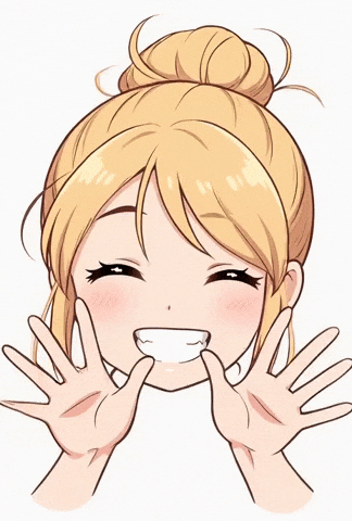 Happy Anime Girl GIF