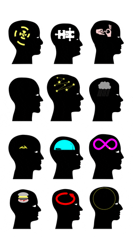 Brain Think GIF by michael a. salter