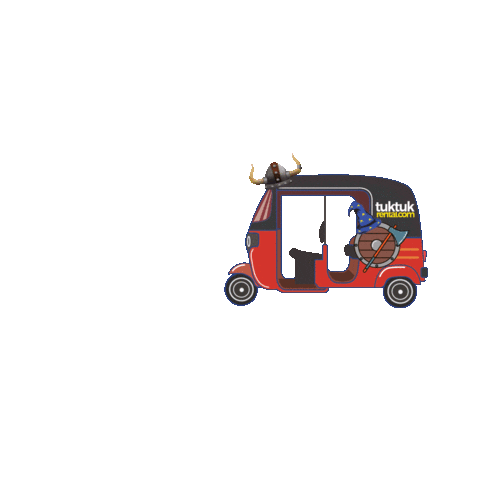 tuktukrental Sticker