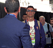 Cristiano Ronaldo Hug GIF