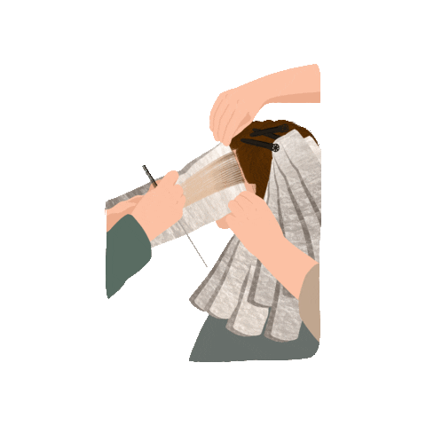 Hairstylist Working Sticker by Ash + Oak Salon