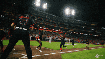 Walk-Off Celebration GIF by Cincinnati Reds