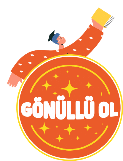 Volunteer Sticker by Okul Destek Dernegi