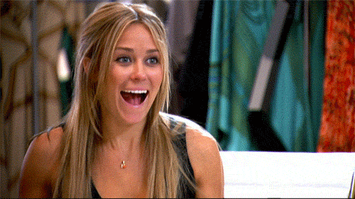  excited awesome the hills exciting lauren conrad GIF
