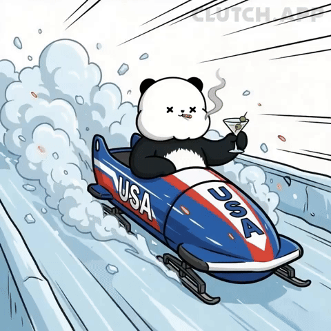 Snow Smoking GIF by Kanpai Pandas