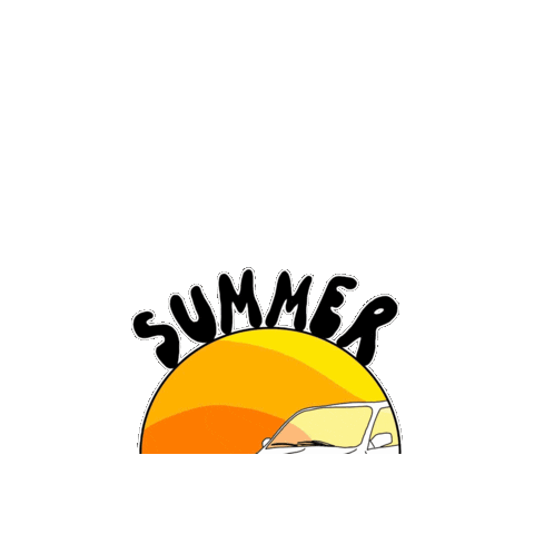 Summer Car Sticker by Hochzeitsfahrten_Bonn