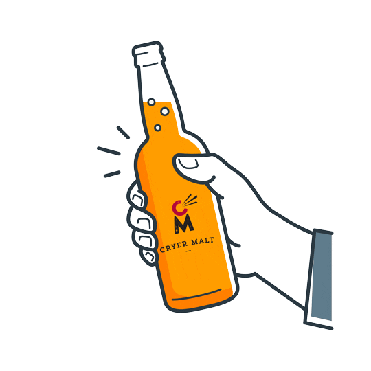 Cryer Malt Sticker