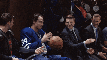 Auston Matthews Basketball GIF by Toronto Maple Leafs