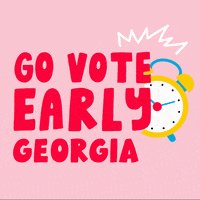 Georgia, Today Is the First Day of Early Voting for the Runoff! by