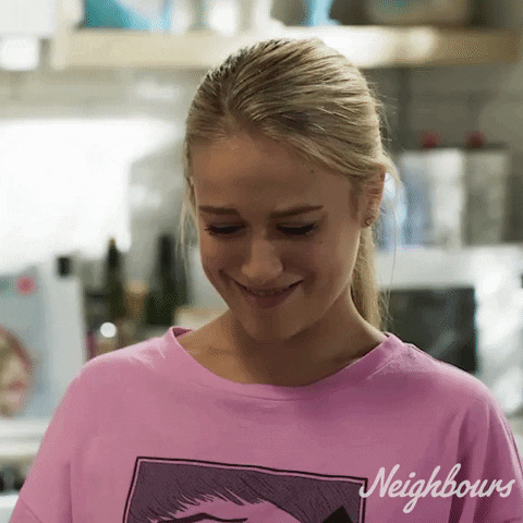 Laugh Smile GIF by Neighbours (Official TV Show account)