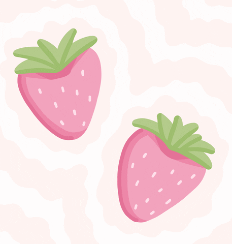 Strawberry Fields Illustration GIF