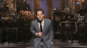 happy to be here paul rudd GIF by Saturday Night Live
