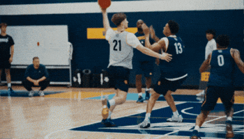 Dunk Marquette Basketball GIF by Marquette Athletics